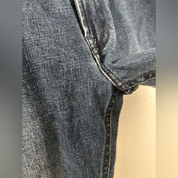 T.K. Axel Jeans Mens 32X32 Blue Dark Wash Slim Boot Western Stretch Denim - Picture 3 of 13